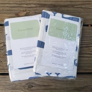 Garnet Hill Whale Standard Pillow Shams